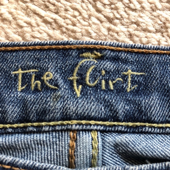 Old Navy “Flirt” Blue Jeans, Bell Cut, sz 2 Short - Picture 3 of 8